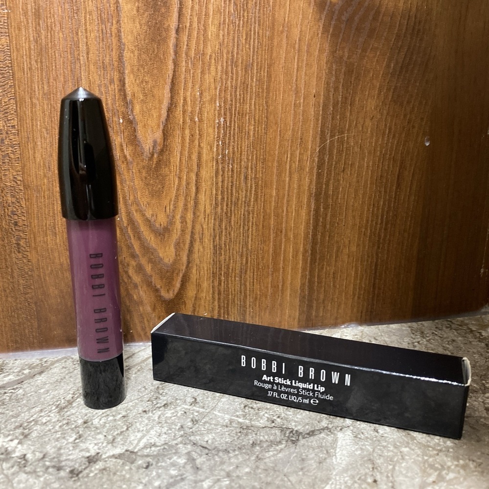 BOBBI BROWN ART STICK LIQUID LIP FULL SIZE .17 OZ BOYSENBERRY,‎ NEW IN BOX